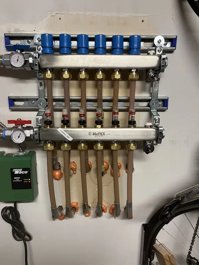 Plumber performing Gas Leak Detection at a residential property in West Monroe